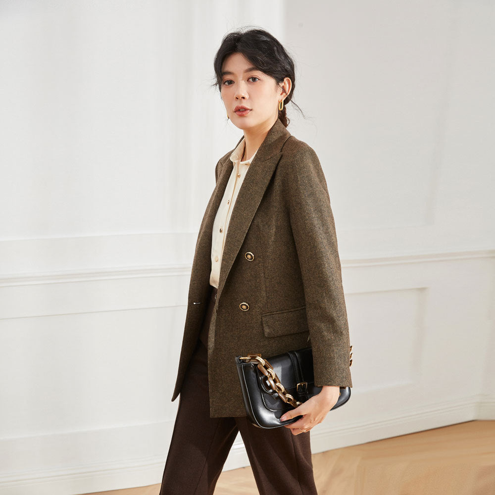 クラシックウールダブルジャケット