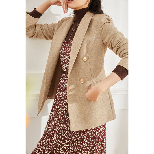 クラシックウールダブルジャケット