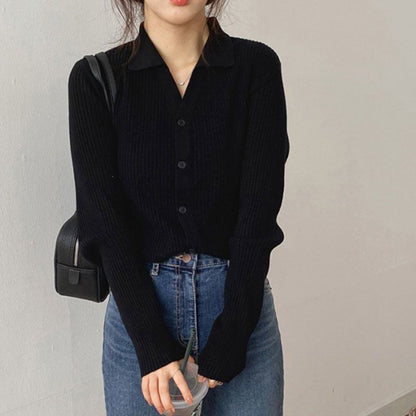 ベーシックニットシャツ